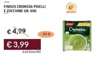 Prezzemolo e Vitale Findus cremosa piselli e zucchine offerta