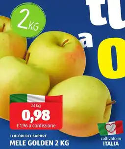 ALDI I colori del sapore mele golden offerta