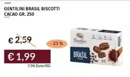 Prezzemolo e Vitale Gentilini brasil biscotti cacao offerta