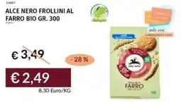 Prezzemolo e Vitale Alce nero frollini al farro bio offerta