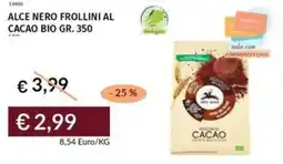 Prezzemolo e Vitale Alce nero frollini al cacao bio offerta