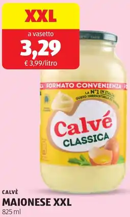 ALDI Calvè maionese xxl offerta