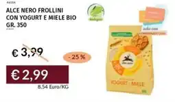 Prezzemolo e Vitale Alce nero frollini con yogurt e miele bio offerta