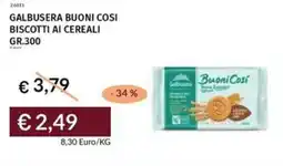 Prezzemolo e Vitale Galbusera buoni cosi biscotti ai cereali offerta
