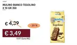 Prezzemolo e Vitale Mulino bianco tegolino x 10 offerta