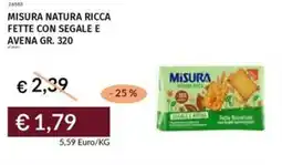 Prezzemolo e Vitale Misura natura ricca fette con segale e avena offerta