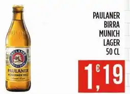 Euroesse Paulaner birra munich lager offerta