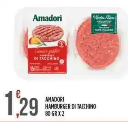 Euroesse Amadori hamburger di tacchino offerta