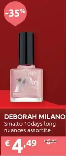 Ipersoap DEBORAH MILANO Smalto 10days long offerta