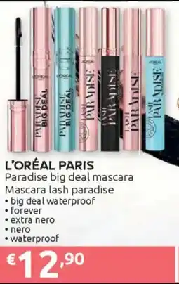 Ipersoap L'ORÉAL PARIS Paradise big deal mascara Mascara lash paradise offerta