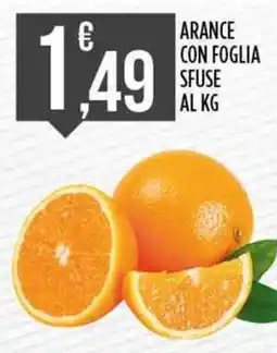 Euroesse Arance con foglia sfuse al kg offerta