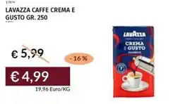 Prezzemolo e Vitale Lavazza caffe crema e gusto offerta