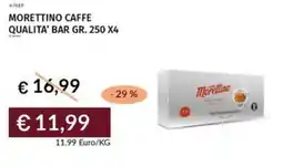 Prezzemolo e Vitale Morettino caffe qualita' bar offerta
