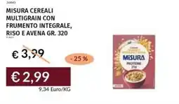 Prezzemolo e Vitale Misura cereali multigrain con frumento integrale, riso e avena offerta