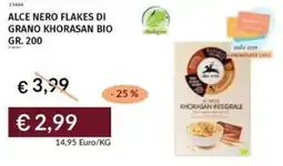 Prezzemolo e Vitale Alce nero flakes di grano khorasan bio offerta