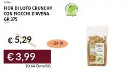 Prezzemolo e Vitale Fior di loto crunchy con fiocchi d'avena offerta