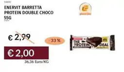 Prezzemolo e Vitale Enervit barretta protein double choco offerta