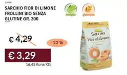 Prezzemolo e Vitale Sarchio fior di limone frollini bio senza glutine offerta