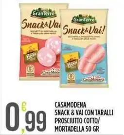 Euroesse Casamodena snack&vai con taralli prosciutto cotto/ mortadella offerta