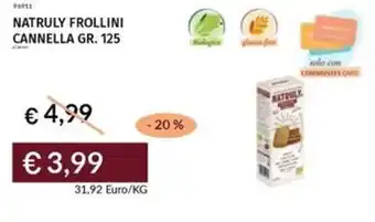 Prezzemolo e Vitale Natruly frollini cannella offerta