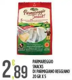 Euroesse Parmareggio snacks di parmigiano reggiano offerta