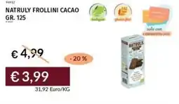 Prezzemolo e Vitale Natruly frollini cacao offerta