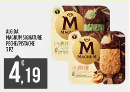 Euroesse Algida magnum signature peche/pistache 3 pz offerta