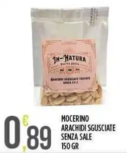 Euroesse Mocerino arachidisgusciate senza sale offerta