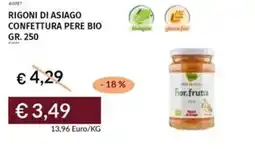 Prezzemolo e Vitale Rigoni di asiago confettura pere bio offerta