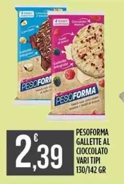Euroesse Pesoforma gallette al cioccolato offerta