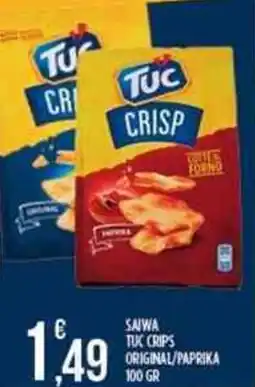 Euroesse Saiwa tuc crips original/paprika offerta