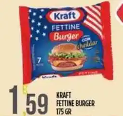 Euroesse Kraft fettine burger offerta