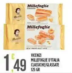 Euroesse Vicenzi millefoglie d'italia classiche/glassate offerta