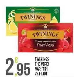 Euroesse Twinings the verdi2.95 25 filtri offerta
