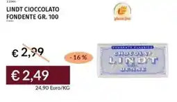Prezzemolo e Vitale Lindt cioccolato fondente offerta