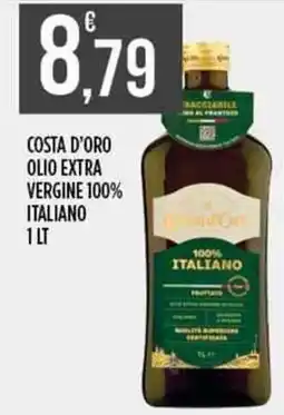 Euroesse Costa d'oro olio extra vergine 100% italiano offerta