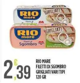 Euroesse Rio mare filetti di sgombro grigliati offerta