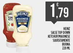 Euroesse Heinz salse top down ketchup/maionese squisitamente buona offerta