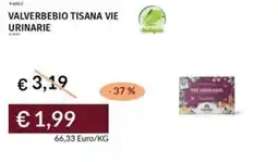 Prezzemolo e Vitale Valverbebio tisana vie urinarie offerta