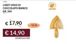 Prezzemolo e Vitale Lindt uovo di cioccolato bianco offerta
