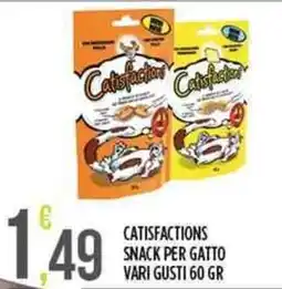 Euroesse Catisfactions snack per gatto offerta