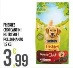 Euroesse Friskies croccantini nutri soft pollo/manzo offerta