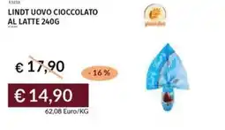 Prezzemolo e Vitale Lindt uovo cioccolato al latte offerta