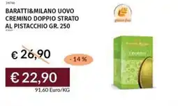 Prezzemolo e Vitale Baratti&milano uovo cremino doppio strato al pistacchio offerta