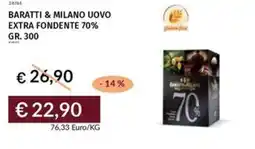 Prezzemolo e Vitale Baratti & milano uovo extra fondente 70% offerta