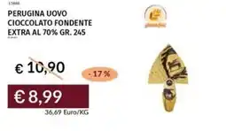 Prezzemolo e Vitale Perugina uovo cioccolato fondente extra al 70% offerta