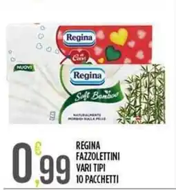 Euroesse Regina fazzolettini 10 pacchetti offerta