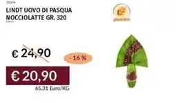 Prezzemolo e Vitale Lindt uovo di pasqua nocciolatte offerta
