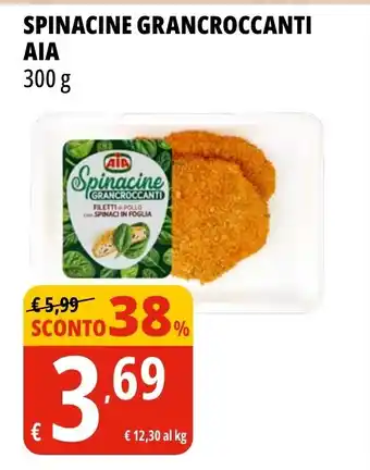 Tigros Spinacine grancroccanti AIA offerta