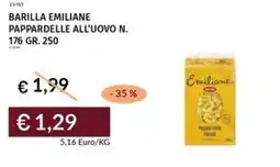 Prezzemolo e Vitale Barilla emiliane pappardelle all'uovo n. 176 offerta